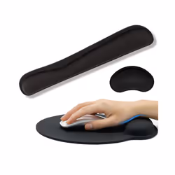 New Wrist Rest Mouse Pad with Non-Slip Base Wrist Rest Pad Ergonomic Mousepad for Typist Office Gaming PC Laptop - 3 Combo