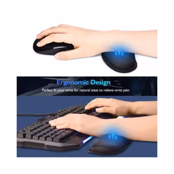 New Wrist Rest Mouse Pad with Non-Slip Base Wrist Rest Pad Ergonomic Mousepad for Typist Office Gaming PC Laptop - 3 Combo