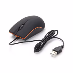 USB 3D Wired Optical Mini Mouse Mice For PC Laptop Computers Mini Mouse Mice For PC Laptop Computers Wired Mouse - black