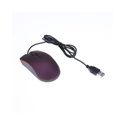 USB 3D Wired Optical Mini Mouse Mice For PC Laptop Computers Mini Mouse Mice For PC Laptop Computers Wired Mouse - PURPLE