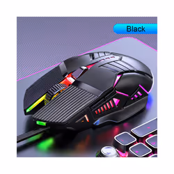 3200DPI Ergonomic Wired Gaming Mouse USB Computer Mouse Gaming RGB Backlit Gamer Mouse 6 Button LED Silent Mice for PC Laptop ...