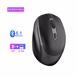 Bluetooth 5.1 Wireless Mouse Wireless Mouse Dual Mode Rechargeable Mouse 1200 DPI Gaming Mouse For Macbook Tablet Laptop PC - Pink