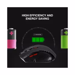 RYRA 2.4GHz Wireless Mouse Optical Mice With Bluetooth USB Receiver Gamer 1600DPI Mouse For Computer PC Laptop Accessories - Cable Protector