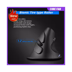 Wireless Right Hand Vertical Mouse Ergonomic Gaming Mouse 2400 DPI USB Optical Wrist Healthy Mice for PC Computer
