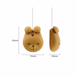Professional Wired Mouse Cute Cartoon Animal Tiger Design 3D Kid Mouse USB Optical Small Mice 1200 DPI USB Optical For Laptop ...