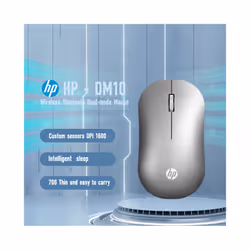 HP DM10 Wireless Bluetooth Dual-mode Mouse Business Office Wireless Mouse Apple Notebook Micro Sound Bluetooth Portable Wireless - Gray