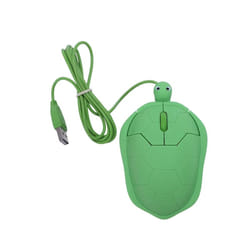 Professional Wired Mouse Cute Cartoon Animal Tiger Design 3D Kid Mouse USB Optical Small Mice 1200 DPI USB Optical For Laptop PC - turtle