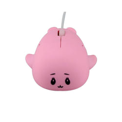 Professional Wired Mouse Cute Cartoon Animal Tiger Design 3D Kid Mouse USB Optical Small Mice 1200 DPI USB Optical For Laptop PC - pink