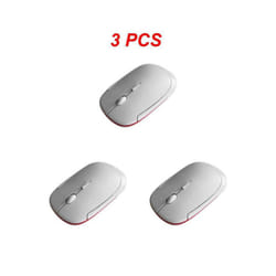Ultra-thin Mouse 2.4Ghz Mini Wireless Optical Gaming Mouse Mice& USB Receiver Wireless Computer Mouse For PC Laptop 3500 - Style C 3pcs