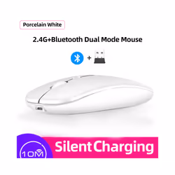 Femoro Bluetooth Wireless Mouse Portable Mobile Office Mouse Silent Ergonomic Mouse with Backlight for Laptop PC iPad Mac - 2 ...