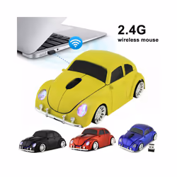 Wireless Car Shape Computer Mouse Usb Optical Mini 3d Ergonomic SUV Gaming Mice Portable PC Gamer Mause For Laptop - black