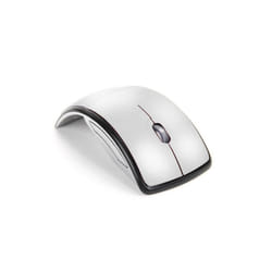 VAORLO Mini Wireless Mouse Foldable Travel Portable USB Receiver Optical Ergonomic Office Mouse for PC Laptop Mouse Gamers - silver