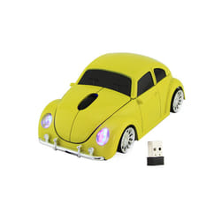 Wireless Car Shape Computer Mouse Usb Optical Mini 3d Ergonomic SUV Gaming Mice Portable PC Gamer Mause For Laptop - Yellow