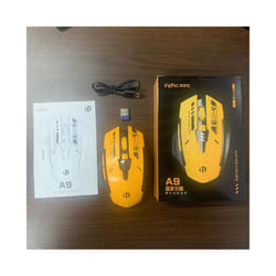 INPHIC Wireless Mouse Rechargeable 700mAh Ergonomic Silent Mice USB Receiver Mecha gaming Mouse Laptop Computer Mac MacBook - A9 Bluetooth