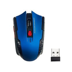 RYRA 2.4GHz Wireless Mouse Optical Mice With Bluetooth USB Receiver Gamer 1600DPI Mouse For Computer PC Laptop Accessories - Blue 1pc