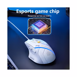 Inphic PG1 Wired Gaming Mouse RGB Lighting Effect Ergonomic Home Office Mouse For Desktop Computer Laptop - PG1