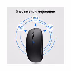 Wireless Mouse, Ergonomic Optical Mouse, Computer Mouse for Laptop, PC, Computer, Chromebook, Notebook,Gaming Gamer Mice - Battery model Pink