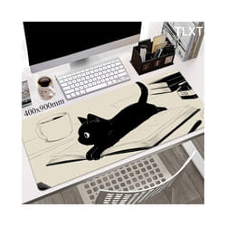 Mouse Pads Cute Cat Computer Mousepad Company Desk Pad  Large Kawaii Mausepads Office Mouse Mat XXL Big Table Mats - 4, 900x350x3mm