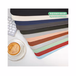white mousepad Portable Mouse pad large Gaming Waterproof Non-slip PU Suede Desk Mat Computer Keyboard desk pad Mats - black, 90 X 45 CM