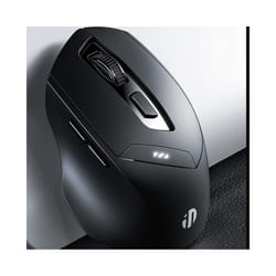 Bluetooth Tri-mode Mouse Rechargeable Wireless Mouse Office Mute Support PC Laptop Tablet Smartphone Universal Mouse - Black color DR6