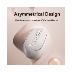 Bluetooth Tri-mode Mouse Rechargeable Wireless Mouse Office Mute Support PC Laptop Tablet Smartphone Universal Mouse - Black color DR6