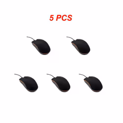 NEW Wired Mouse 1200dpi Computer Office Mouse Matte Black USB Gaming Mice For PC Notebook Laptops Non Slip Wired Gamer Mouse  ...