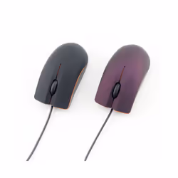 NEW Wired Mouse 1200dpi Computer Office Mouse Matte Black USB Gaming Mice For PC Notebook Laptops Non Slip Wired Gamer Mouse - A 5PCS