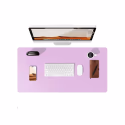 Desk Pad Protector, Office Desk Mat, Large Mouse Pad, Waterproof  Non-Slip PU Leather Desk Blotter for Office and Home - Taro ...