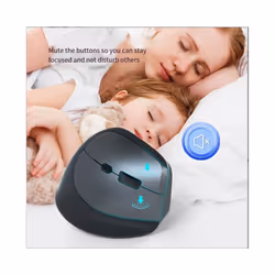 Original Wireless Mouse Rechargeable Vertical Wired USB Mouse Ergonomic Luminous Mute Photoelectric Bluetooth Game Mouse - Charging Dual mode