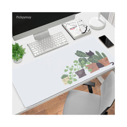 , 800x300x2mm) Cat Plant  Mouse Pads Gaming Mousepad Gamer Mouse Mat Keyboard Mats Desk Pad Office Mousepads XXL For Computer - WA00391 CAT (2