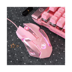 Gaming Mute Mouse Cute RGB Gamer 6 Buttons Mice Optical Office Computer Mouse For Desktop Laptop Ergonomic Game Mouse - s6 wired mouse