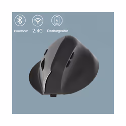1600DPI Wireless Mouse Rechargeable Vertical Wired USB Mouse Ergonomic Luminous Mute Photoelectric Bluetooth 5.2 Game Mouse - ...