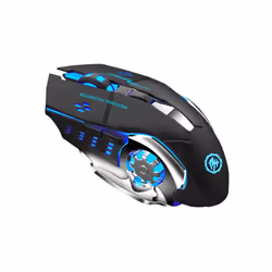 Bluetooth Mouse Gaming Computer Rechargeable Wireless Mouse USB Mechanical E-Sports Backlight PC Gamer Mouse For Computer - B ...