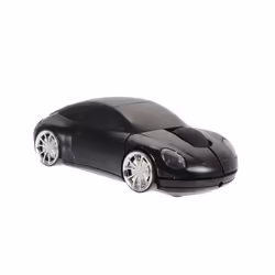 2.4GHz Sports Car Wireless Mouse USB Scroll 1600DPI Car Shaped Wireless Mouse Convenient Lightweight for Laptop/PC - black