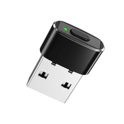 M10 USB Mini Mouse Jiggler Undetectable Silent Mouse Mover ON/Off Button Automatic Move Simulators For Keeping Computer Active - Black