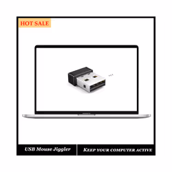 Mouse Jiggler Mouse Mover Wiggler Undetectable Shaker USB Port for Computer Laptop Keeps PC Awake, Simulate Mouse Movement - 2 mouse jiggler