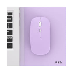 Portable Wireless Bluetooth Mouse Magic Silent Ergonomic Mice For Laptop Notebook iPad Tablet Mobile Phone Office Gaming Mouse - Purple