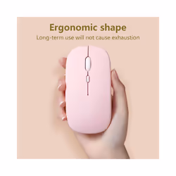 Wireless Bluetooth Mouse Portable Magic Silent Ergonomic Mice For Laptop iPad Tablet Notebook Mobile Phone Office Gaming Mouse - white