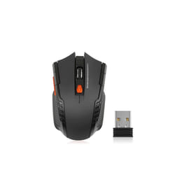 113 Battery Version Mini2.4 GHz Wireless Optical Mouse Portable Mouse Wireless USB Mouse Notebook Computer - BlackBattery version