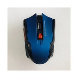 113 Battery Version Mini2.4 GHz Wireless Optical Mouse Portable Mouse Wireless USB Mouse Notebook Computer - Blue Battery version