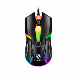 Limei S1 E Sports LED Luminous Backlit Wired Mouse USB Wired For Desktop Laptop Mute Office Computer Gaming Mouse - 2