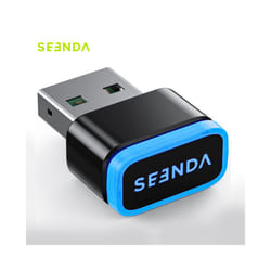 Seenda DK16 Mouse Jiggler Undetectable Mouse Mover Shaker Simulate Mice Driver-Free Keeps Computer PC Laptop Awake - black