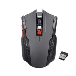 113 Battery Version Mini 2.4 GHZ Wireless Optical Mouse Portable Mouse Wireless USB Mouse Notebook Computer - 113 Gray