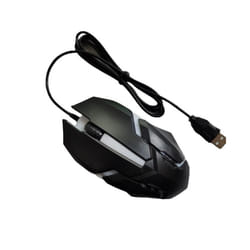 USB Wired Gaming Mouse 1600DPI LED Optical USB Computer Wireless Mouse Gaming Wired Mouse Silent Mouse For PC Laptop - black