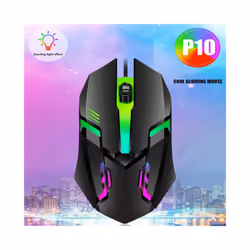 USB Wired Gaming Mouse 1600DPI LED Optical USB Computer Wireless Mouse Gaming Wired Mouse Silent Mouse For PC Laptop - black