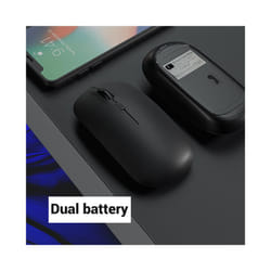 Wireless Bluetooth Mouse Portable Magic Silent Ergonomic Mice For Laptop iPad Tablet Notebook Mobile Phone Office Gaming Mouse - black2