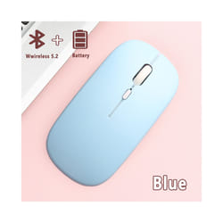 Bluetooth Mouse for Laptop (BT 5.0) Computer Bluetooth Mouse Portable PC Mouse Bluetooth Compatible with Mac MacBook Pro Air - Blue