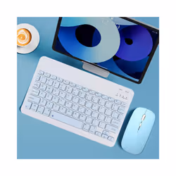 Wireless Mouse Dual Modes Bluetooth-compatibl Portable Office Mouse for Laptop Notebook PC MacBook Battery Gaming Mouse - E K ...