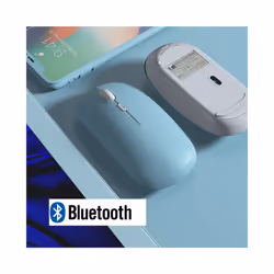 Wireless Bluetooth Mouse For iPad Samsung Huawei Lenovo MiPad Android Windows Tablet Battery Mouse For Laptop Notebook Computer - Yellow
