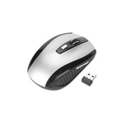 Mouse For PC Laptop Optical Mouse Portble 6D 2.4GHz Wireless Optical Cordless Mouse with USB Receiver For PC Laptop Computer - black